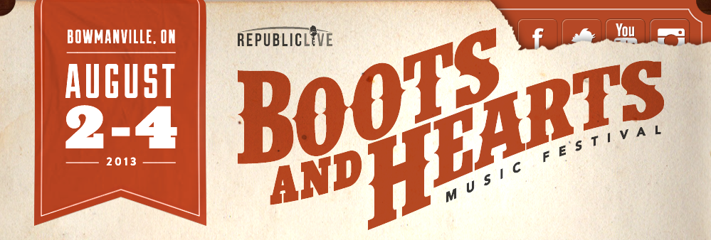 Boots & Hearts 2013 Banner