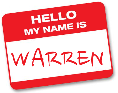 Hello My Name Is Warren!