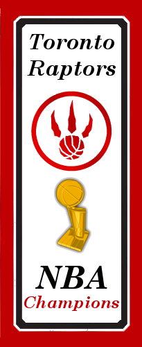 Toronto Raptors NBA Championship Banner