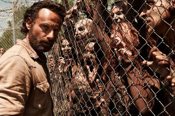 Rick and Fence Walkers The Walking Dead Season 4 Preview